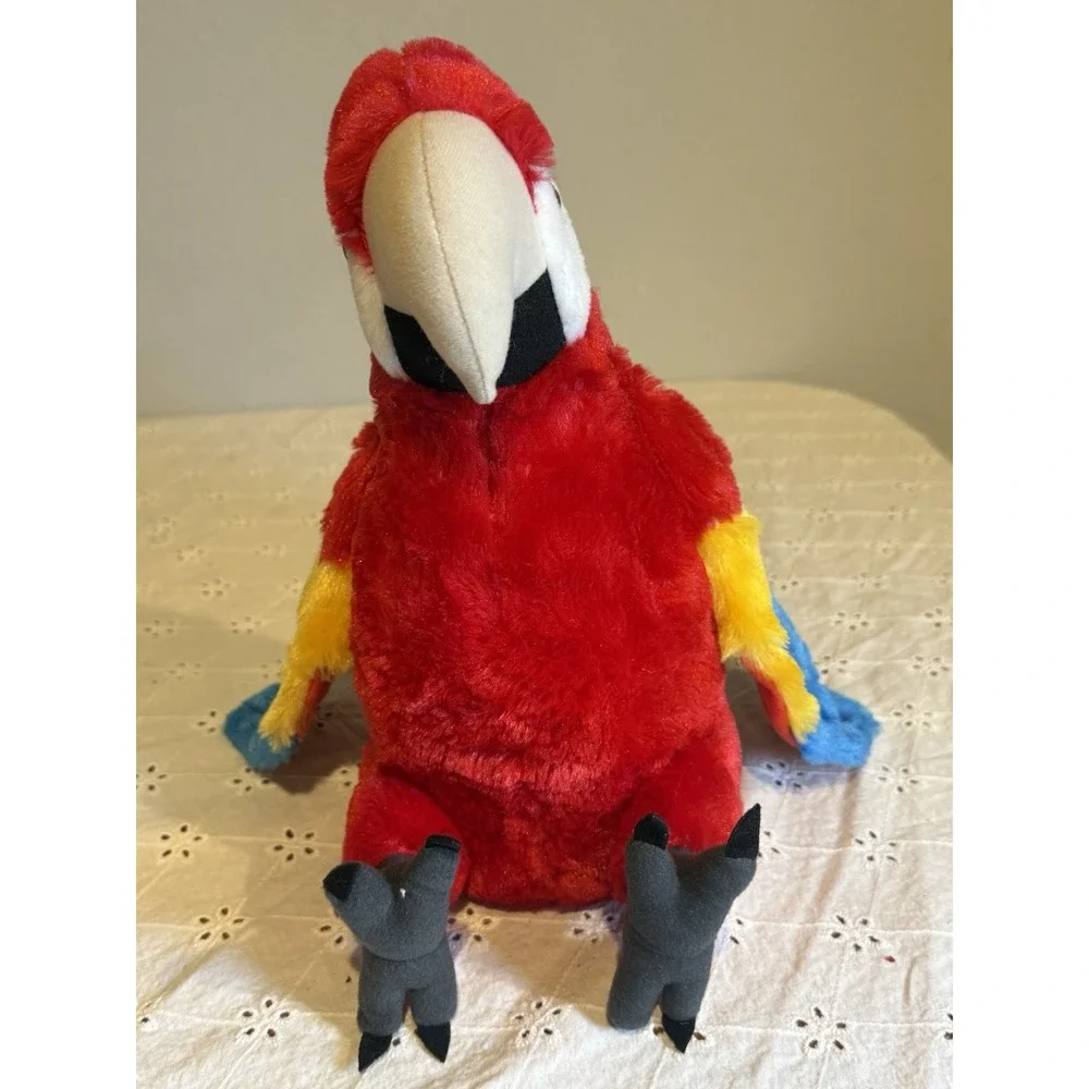 Wild Republic Scarlet Macaw Parrot Plush 10.5